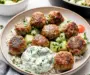 Irresistible Greek Turkey Meatballs with Tzatziki Recipe