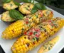 Grilled Corn with Tomato Basil Butter: A Summer Delight
