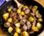 Savory Garlic Butter Steak Bites and Potatoes Recipe