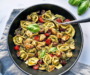 Flavorful Pesto Chicken Tortellini And Veggies Recipe